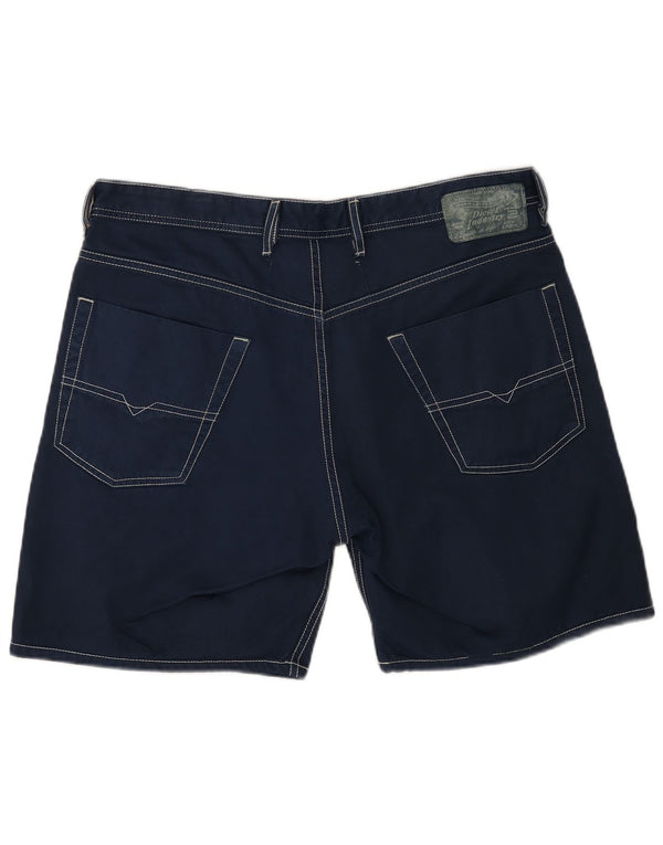 Diesel Pantalones Cortos Casuales Para Mujer W36 XL Algodón Azul Marino