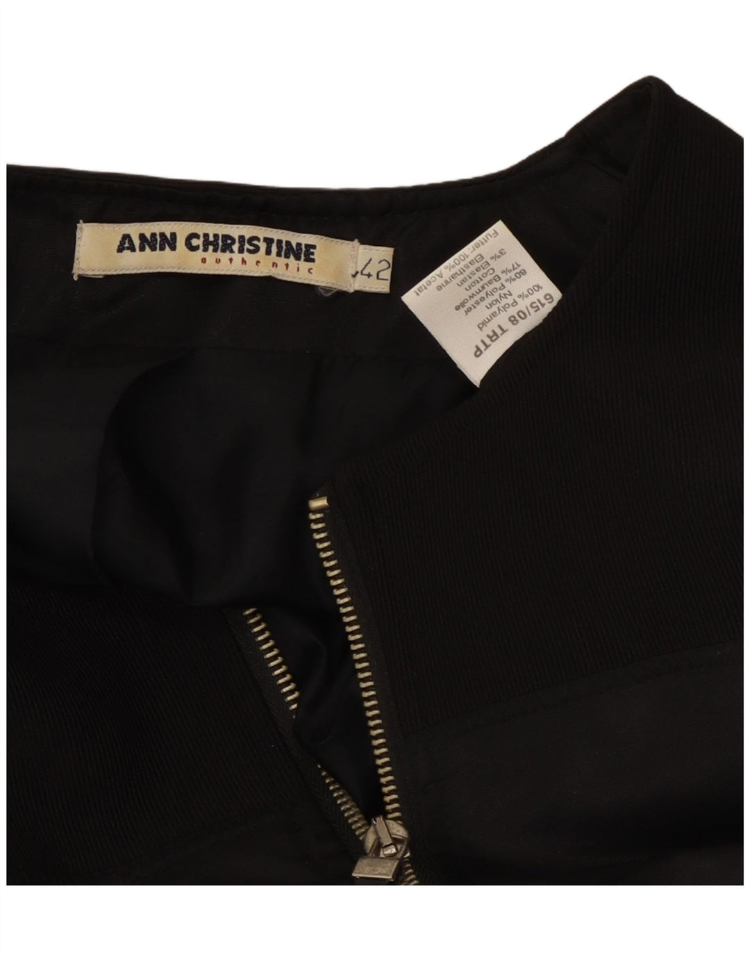 Ann Christine Chaleco para mujer EU 42 Large Poliamida negra
