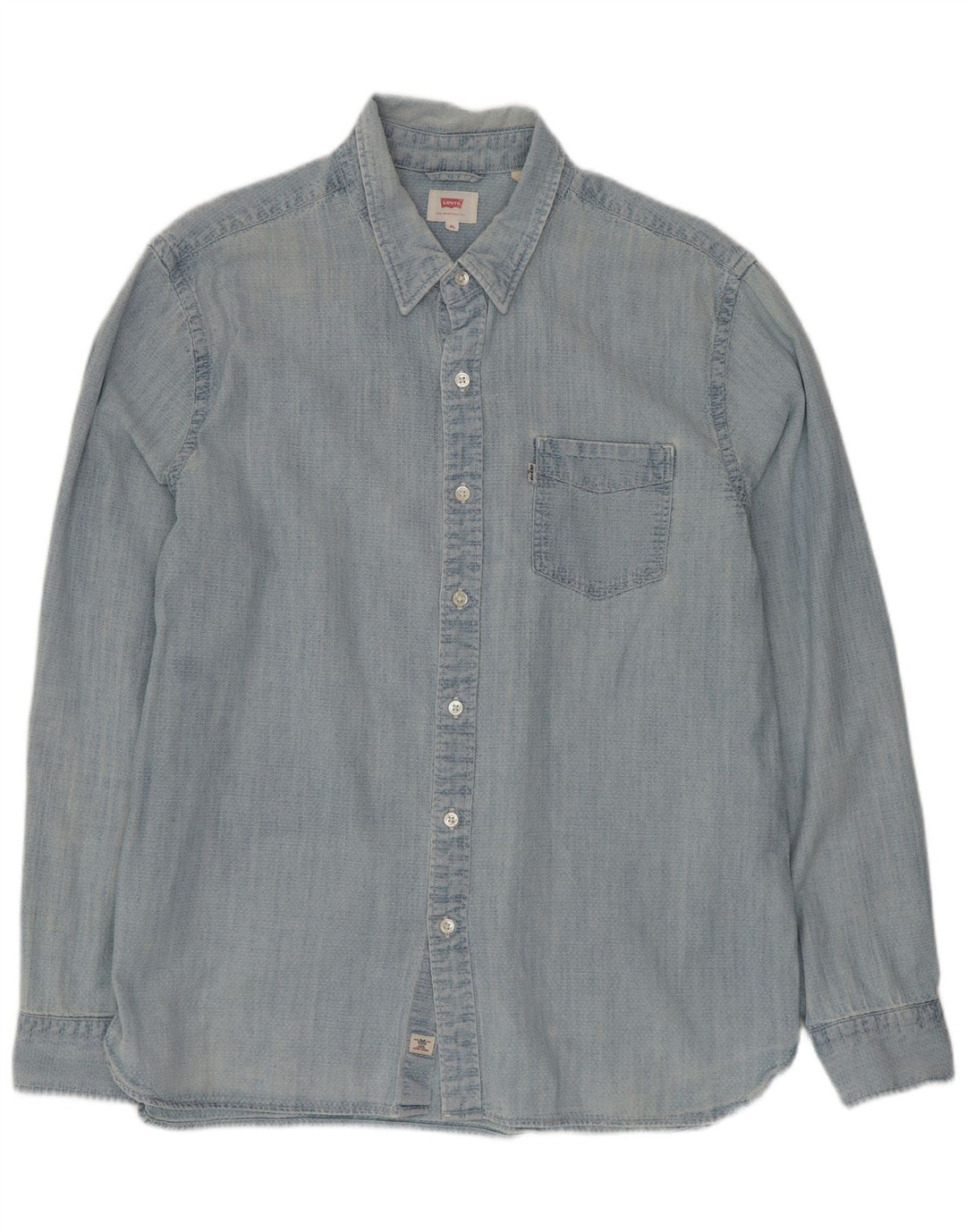 Camisa Levi's Hombre XL Algodón Azul
