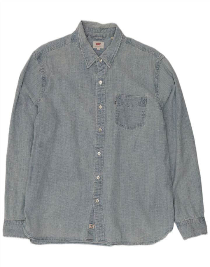 Camisa Levi's Hombre XL Algodón Azul
