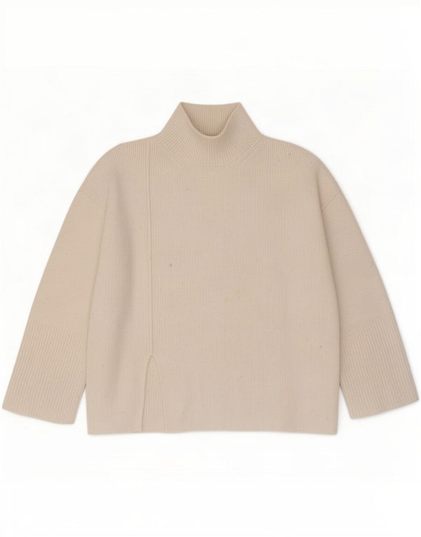 Marks & Spencer Suéter con Cuello Alto para Mujer UK 40 Medium Off White