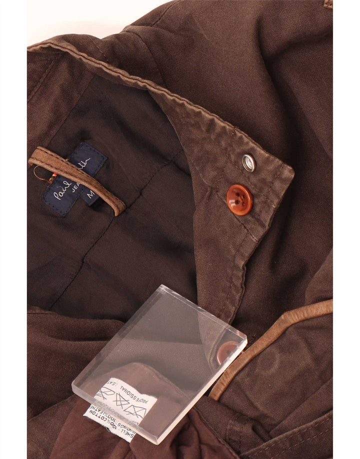 Paul Smith Chaqueta utilitaria para hombre UK 38 Algodón marrón medio