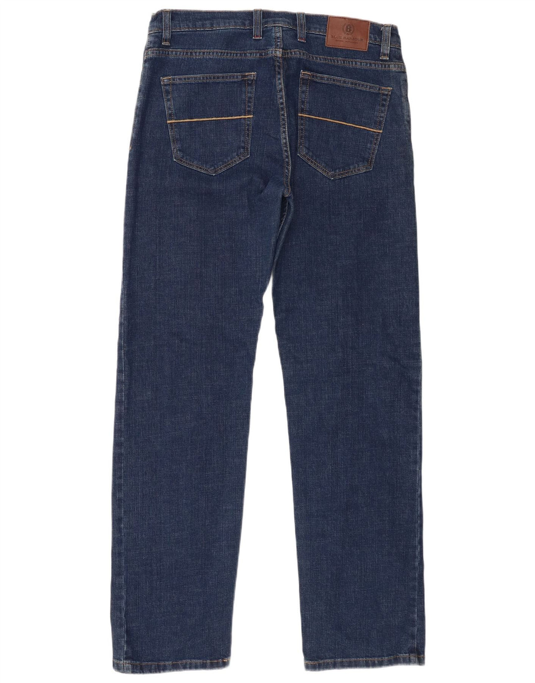 Marks & Spencer Vaqueros rectos azules Harbor para hombre W34 L33 Algodón azul