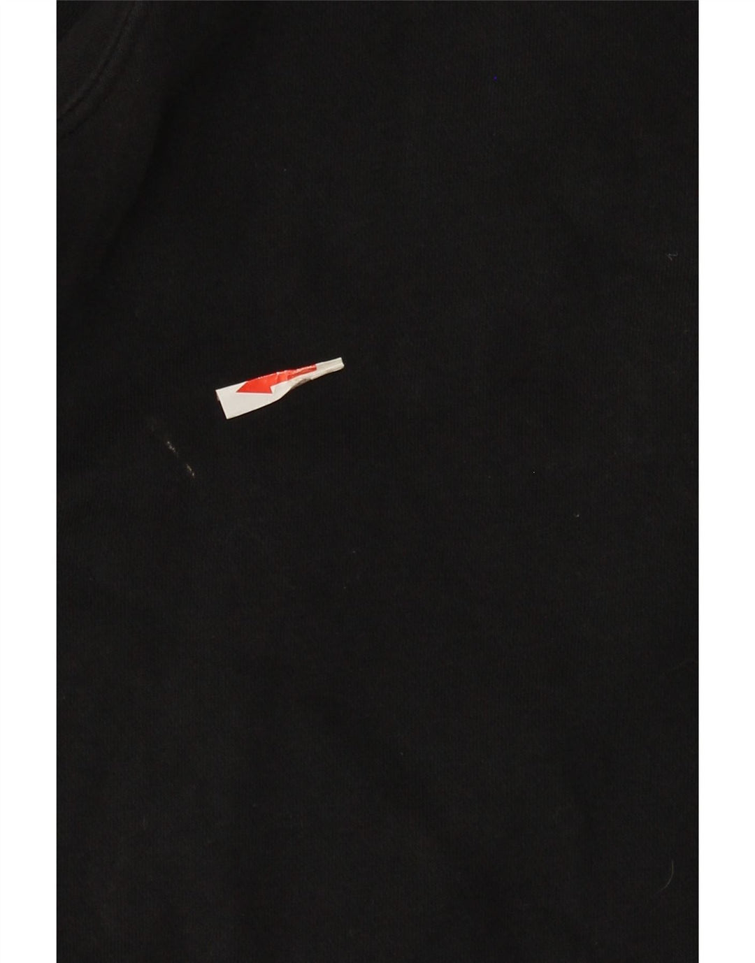 Nike Sudadera con cuello con cremallera y jersey de algodón negro mediano para hombre