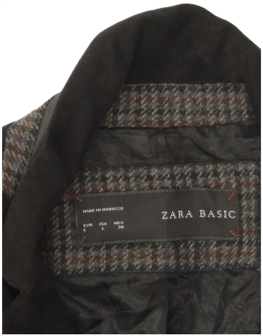 Zara Chaqueta Blazer De 1 Botón para Mujer UK 44 Grande Algodón Negro