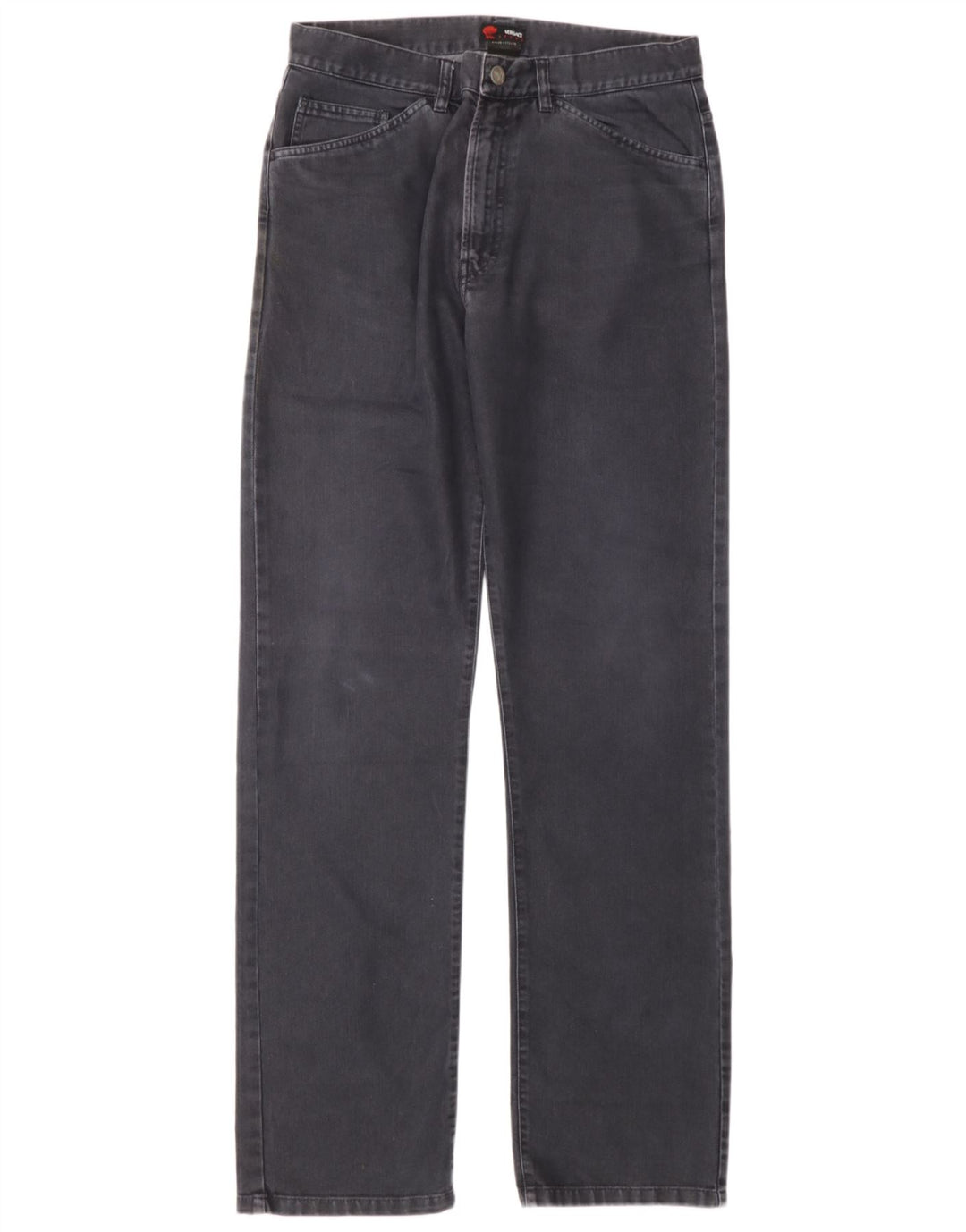 Versace Vaqueros rectos para hombre W34 L34 Algodón gris