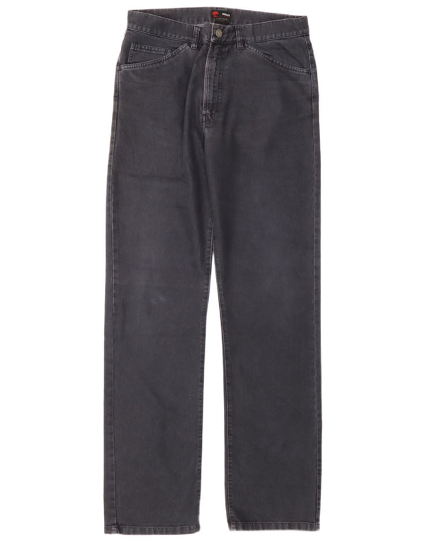 Versace Vaqueros rectos para hombre W34 L34 Algodón gris