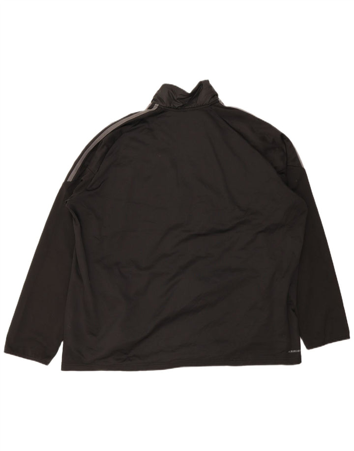 Adidas Hombre Aeroready Jersey Chándal Top Chaqueta 2XL Negro Poliéster