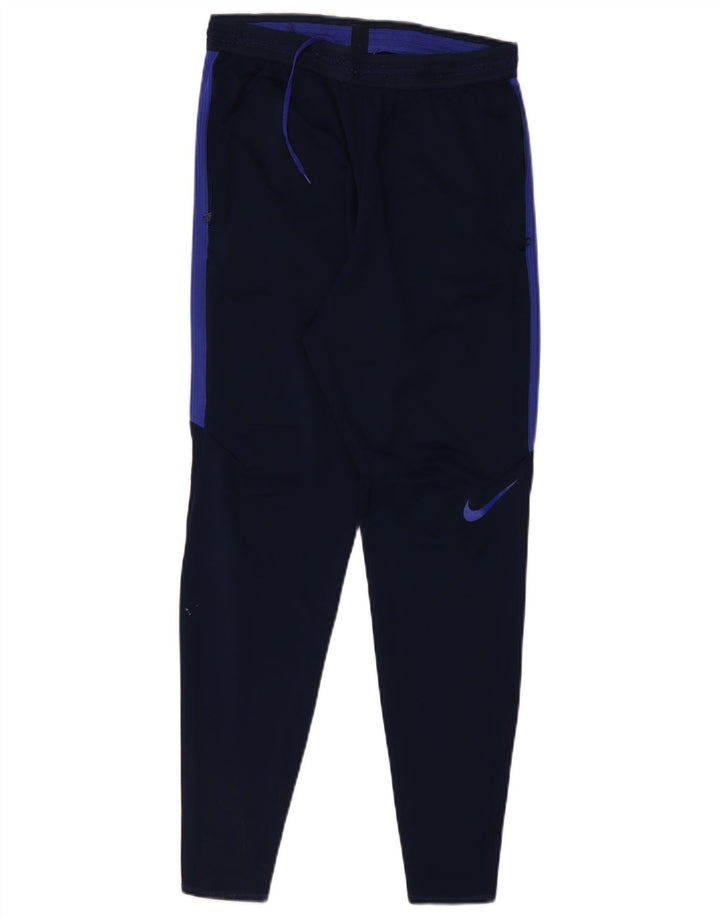 Pantalones de chándal Nike Dri Fit para hombre, talla pequeña, color azul marino