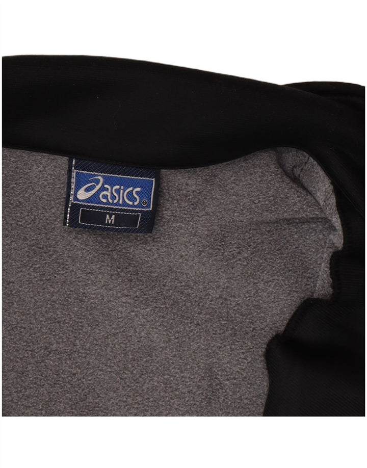 Asics Hombre Graphic Chándal Top Chaqueta Gris Medio