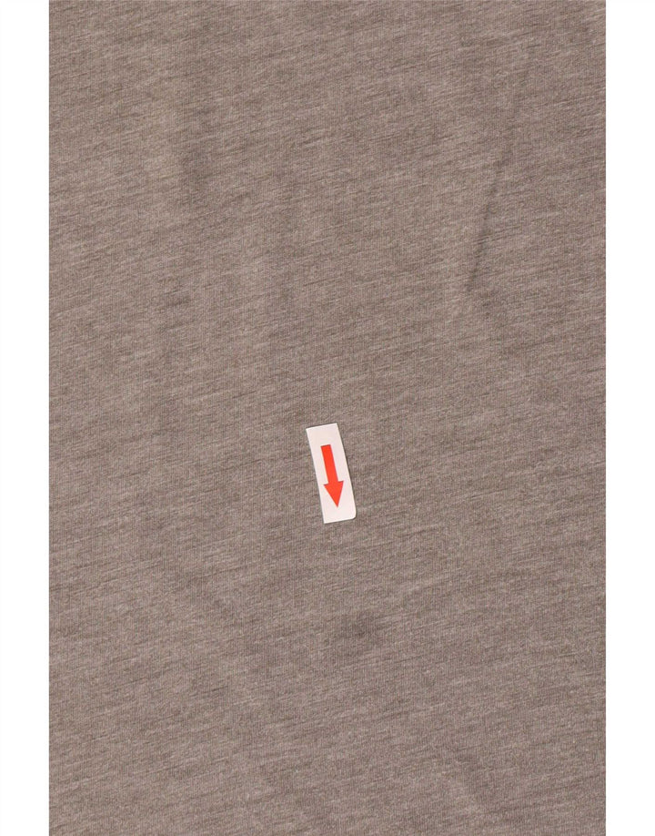 Adidas Hombre Climalite Camiseta Top Poliéster Gris Medio