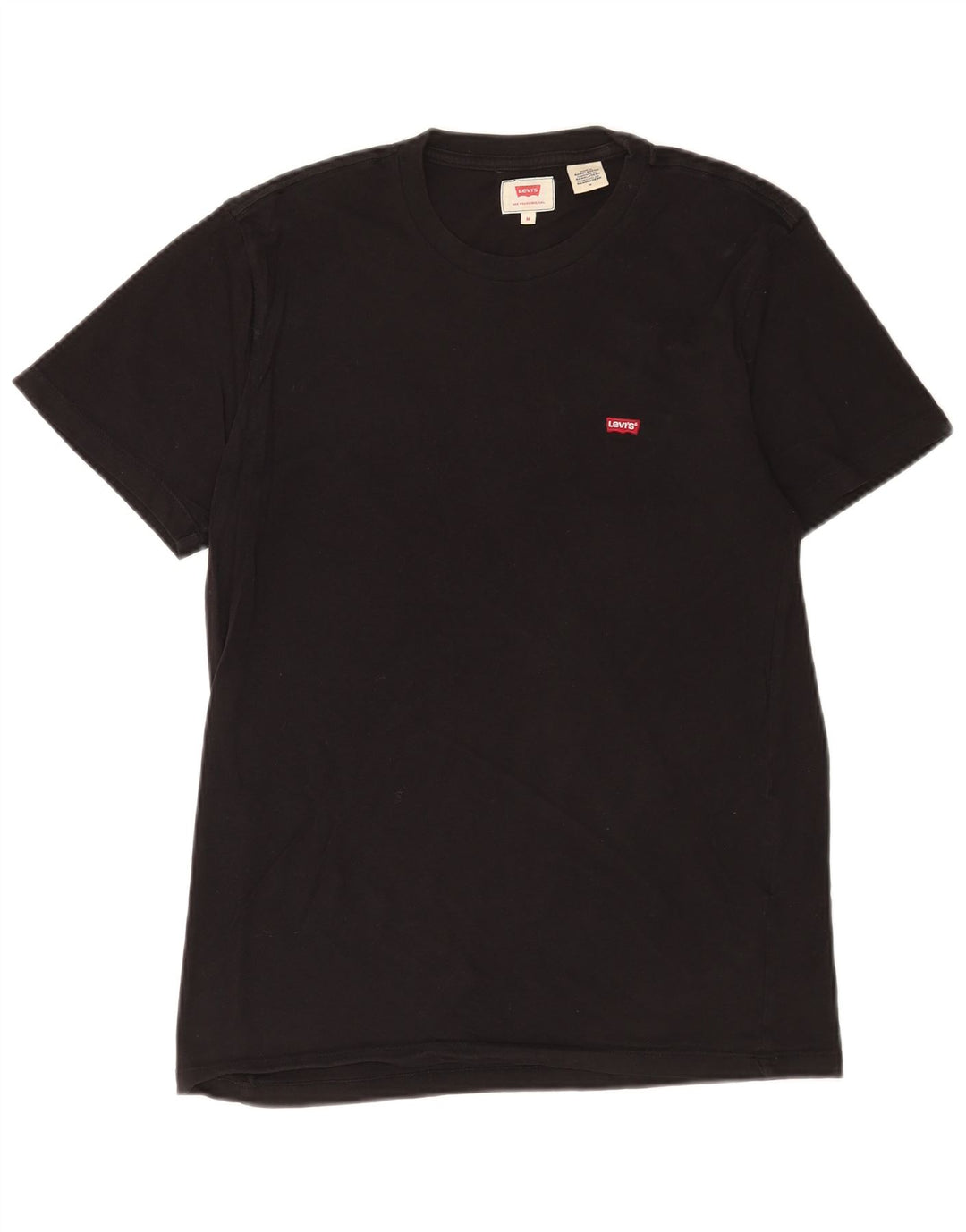 Levi's Hombre Camiseta Top Medium Negro Algodón