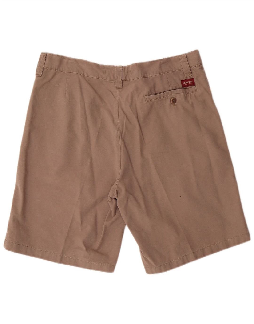Carrera Mens Chino Shorts W36 Grande Algodón Beige
