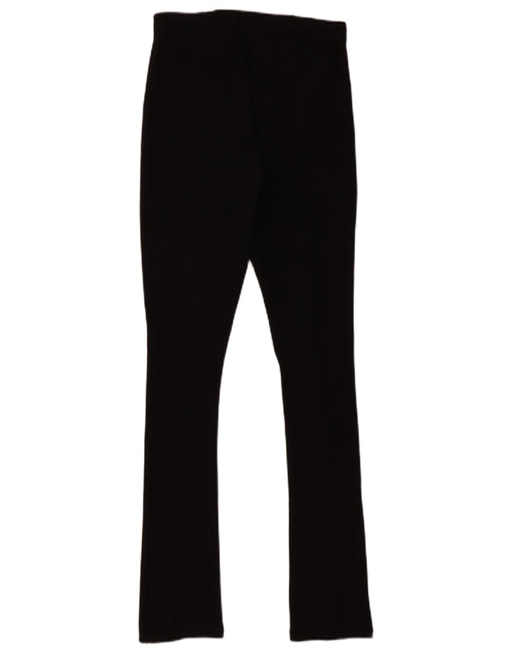 ZARA Womens Leggings UK 10 Small Black Polyester