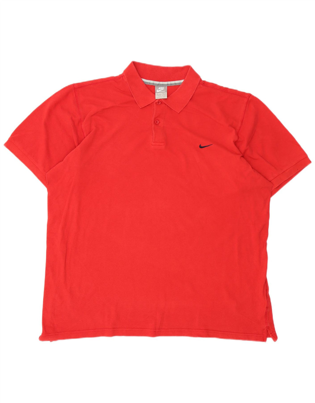 NIKE Polo Hombre UK 45/47 XL Rojo Algodón