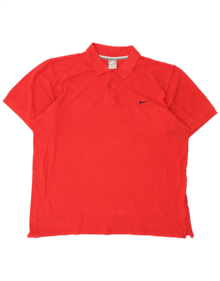 NIKE Polo Hombre UK 45/47 XL Rojo Algodón