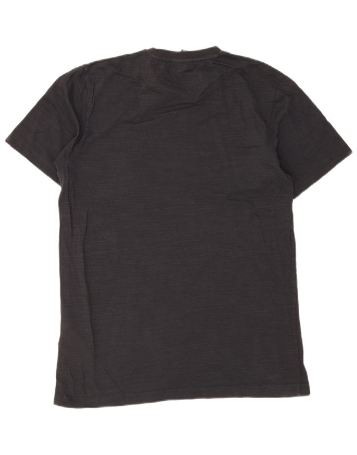 Ellesse - Camiseta gráfica para hombre, talla mediana, algodón negro