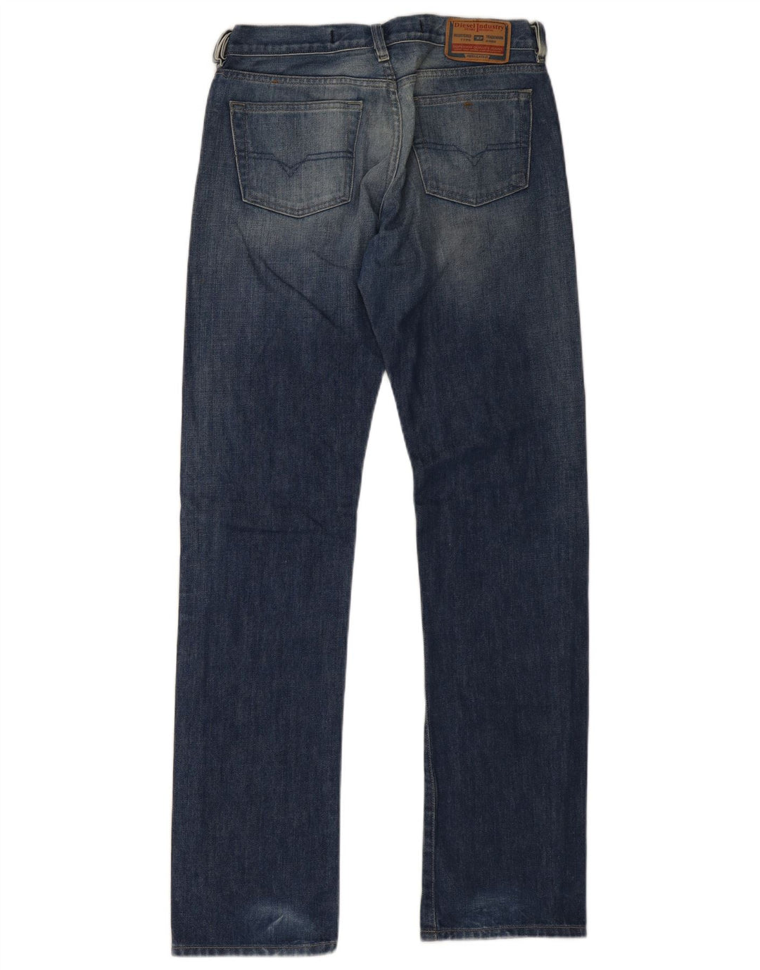 Diesel Vaqueros Rectos Hombre W29 L33 Algodón Azul