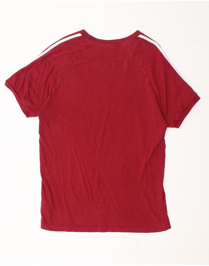 Camiseta Adidas Hombre Top Medium Borgoña Algodón
