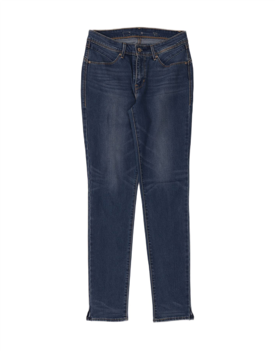 Levi's Vaqueros pitillo de talle medio para mujer W29 L32 Azul