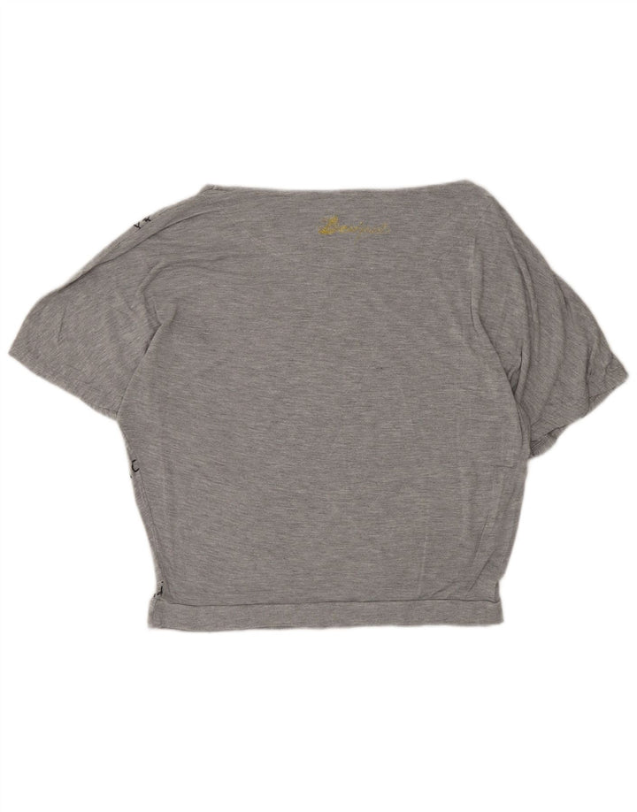 Desigual - Camiseta gráfica para mujer, talla 40, color gris medio