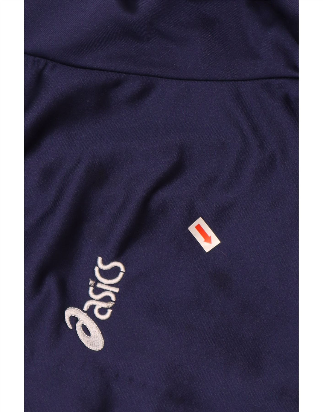 ASICS Hombre Graphic Chándal Top Jacket XL Azul Marino Colorblock Poliamida