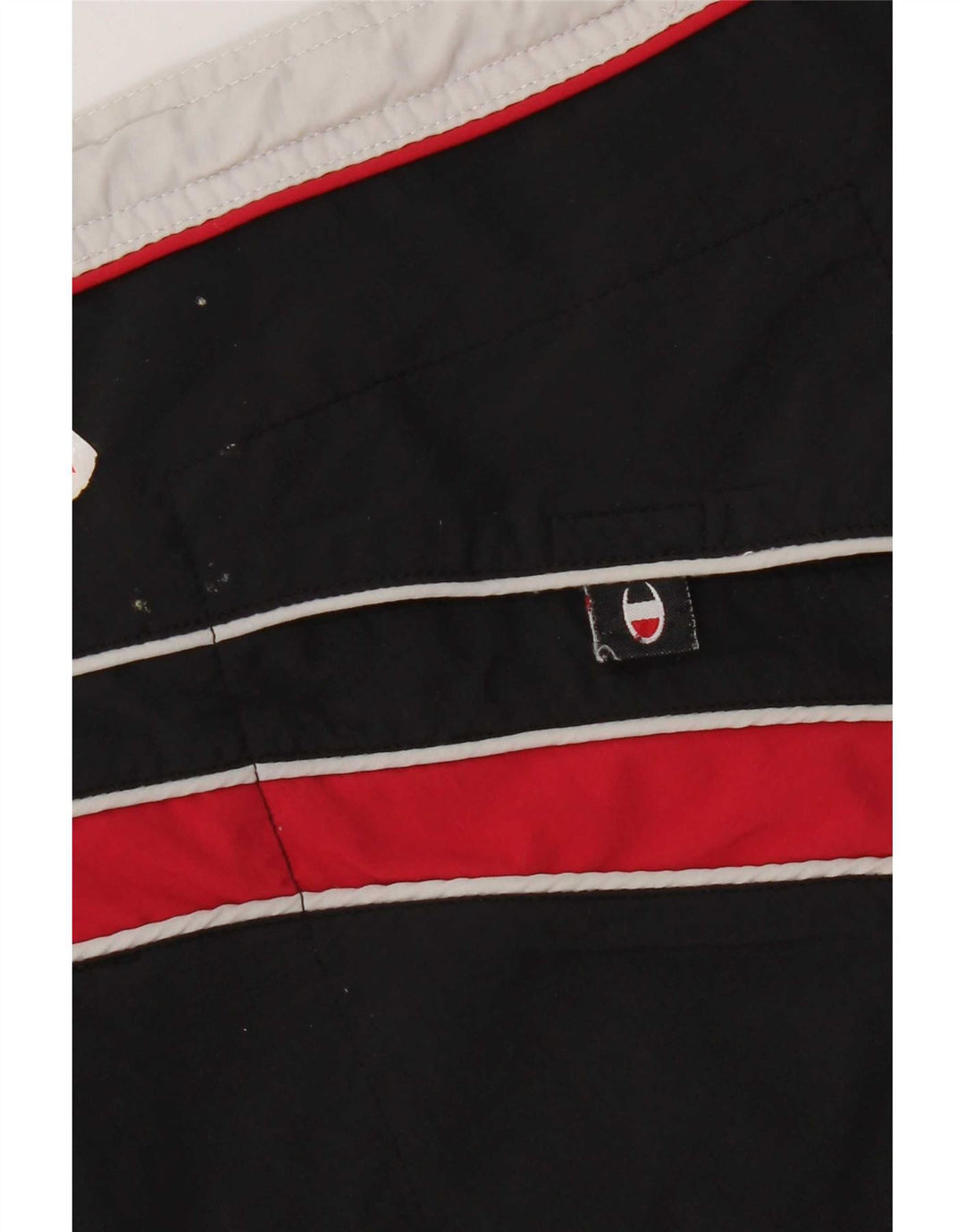 Champion Bañador con estampado gráfico para hombre XL Poliéster color block negro