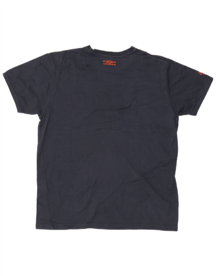 Umbro Hombre Camiseta Gráfica Top Medium Azul Marino Algodón