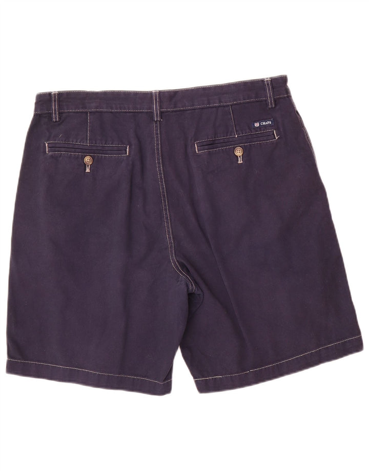 Chaps Pantalones cortos chinos para hombre grande W34 azul marino algodón