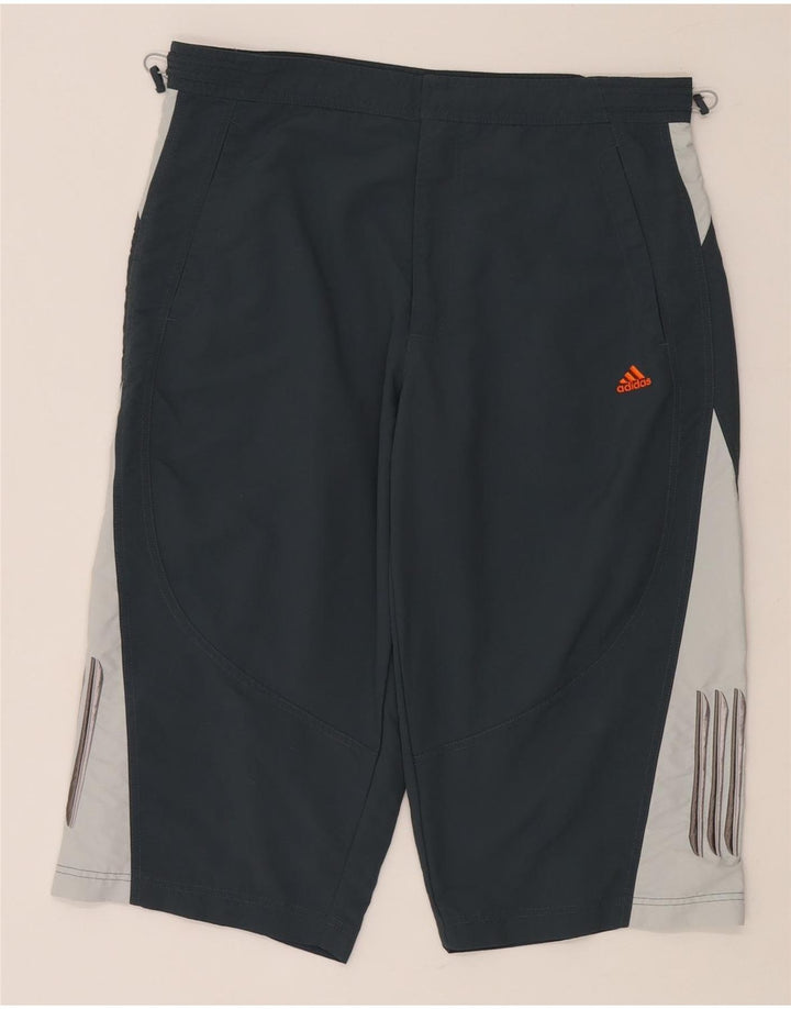 Adidas Hombre Bermudas Sport Shorts Azul Medio Colorblock Poliamida