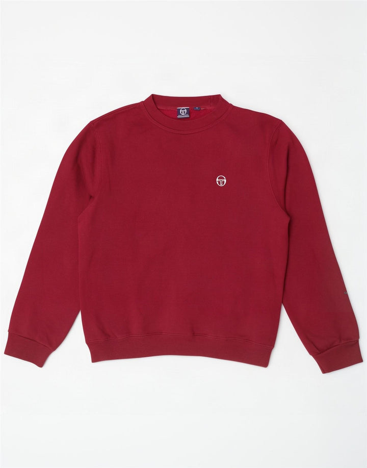 Sergio Tacchini - Sudadera para mujer, talla 10, color burdeos