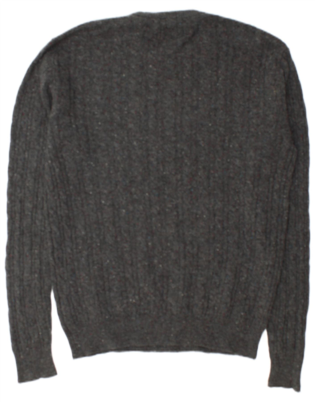 Jack Wills Jersey The Marlow con cuello redondo para hombre, color gris medio moteado