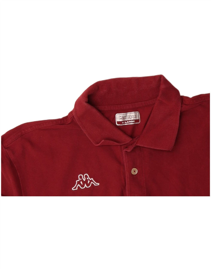 KAPPA Polo Hombre XL Algodón Rojo