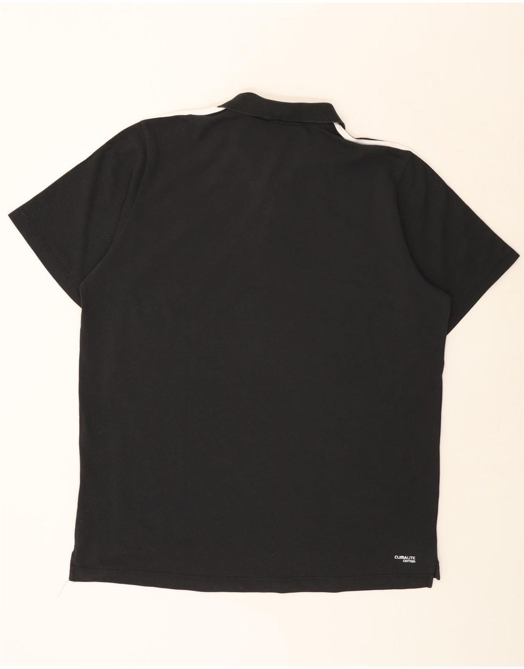 ADIDAS Polo Climalite para hombre 2XL Algodón negro