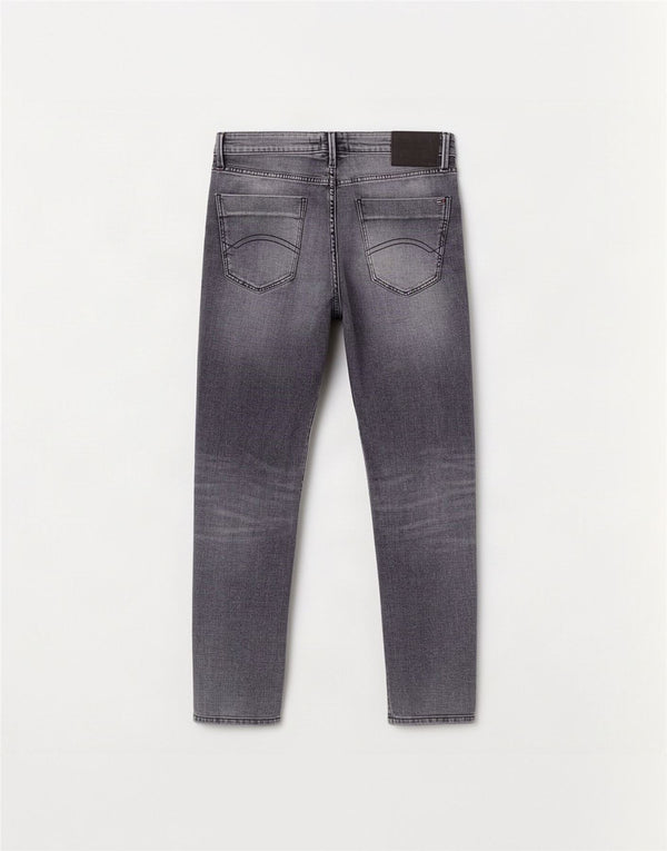 Tommy Hilfiger Vaqueros Slim Desgastados Scanton para Mujer W30 L27 Algodón Gris