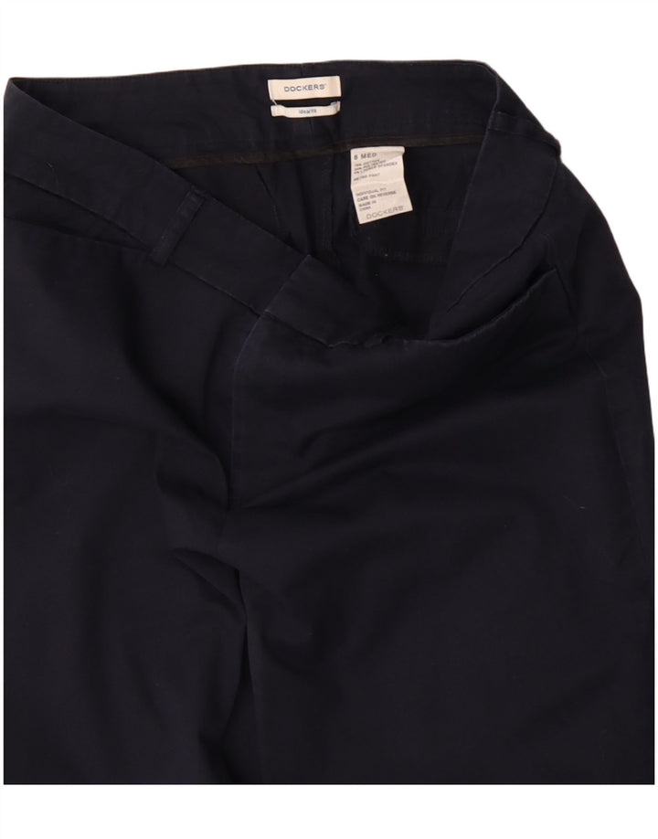 Dockers Pantalones casuales para mujer US 6 Medium W30 L28 Azul marino Algodón