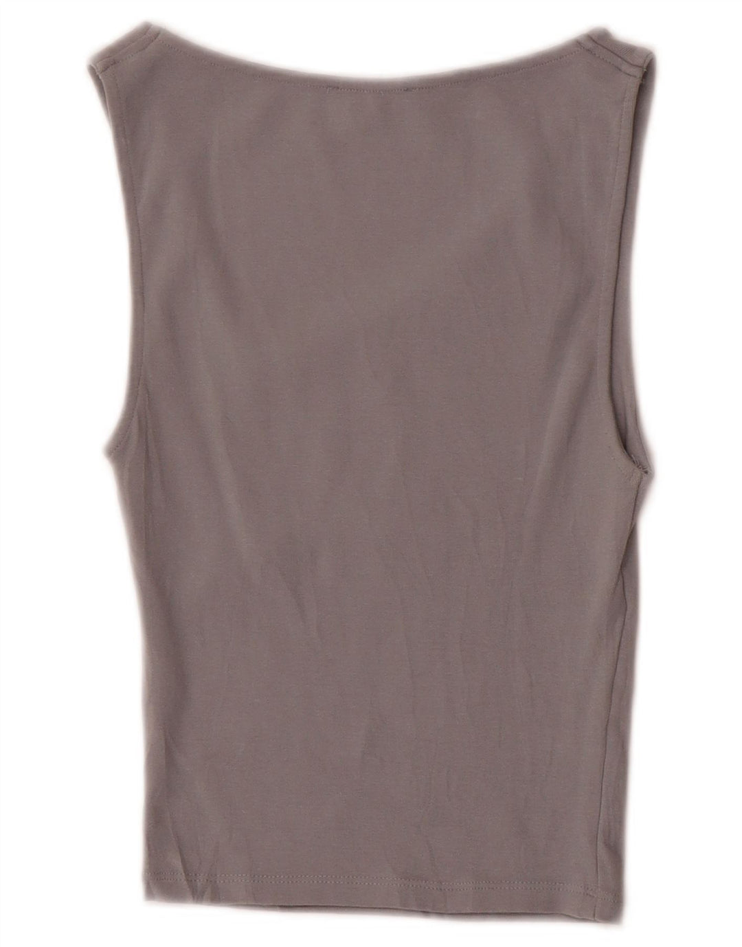 Zara Mujer Crop Vest Top UK 8 Small Gris