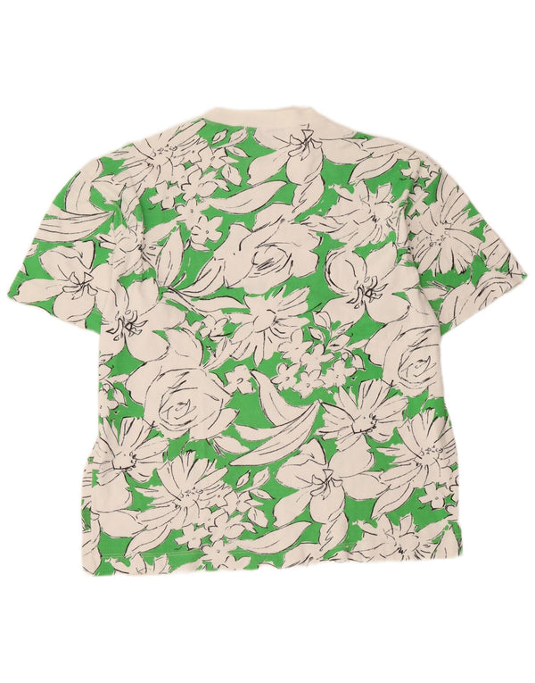 Best Company Mens By Olmes Carretti Camiseta gráfica Top XL Verde Floral