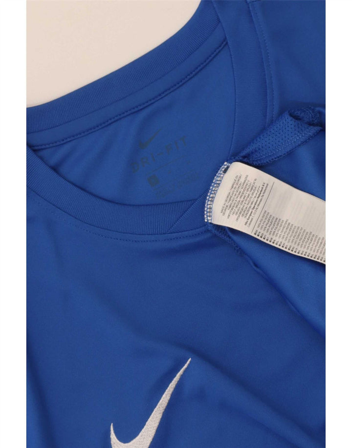 Camiseta Nike Dri Fit para hombre Top poliéster azul medio