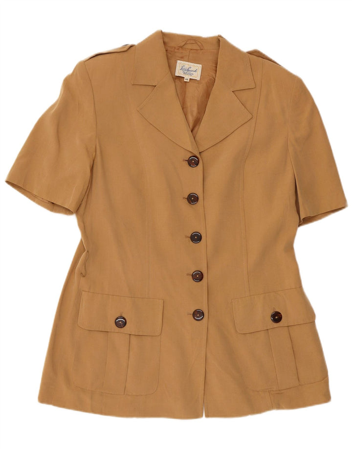 LUISA SPAGNOLI Chaqueta Blazer Perugia de 5 Botones para Mujer IT 44 Beige Medio