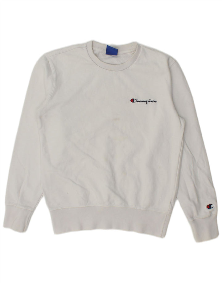 Champion Sudadera extragrande para mujer UK 6 XS Algodón blanco