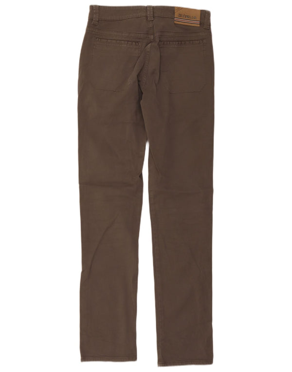 SIVIGLIA Pantalón chino ajustado para hombre W30 L32 Algodón gris