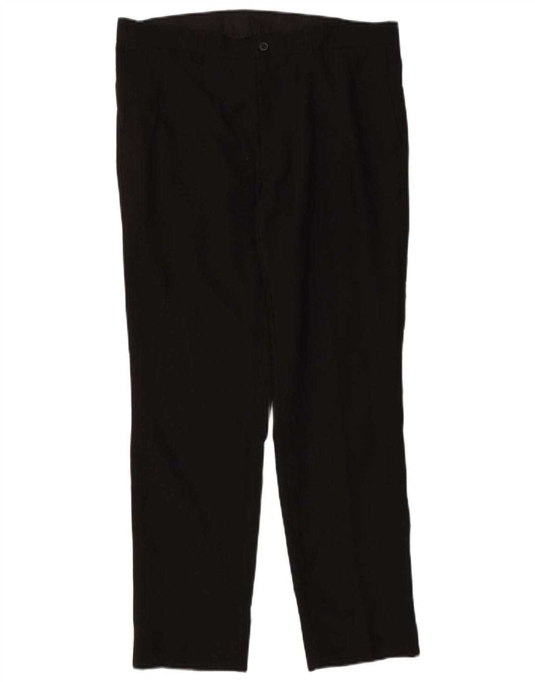 Marks & Spencer Pantalón chino recto para hombre W34 L29 Poliéster negro