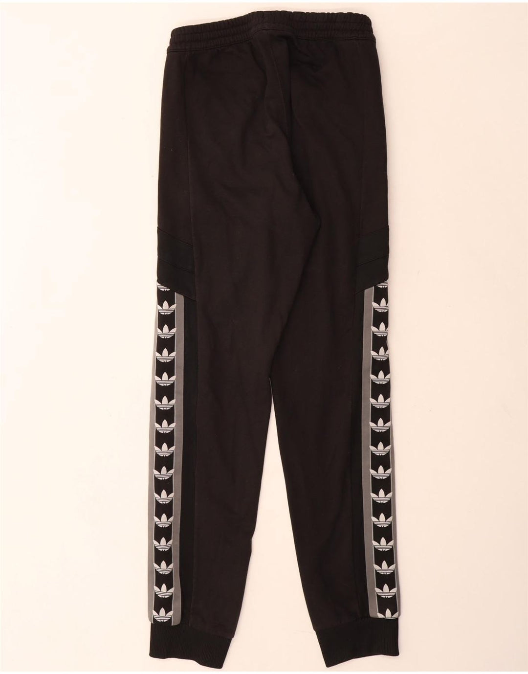 Adidas Hombre Graphic Chándal Pantalones Joggers Pequeño Poliéster Negro