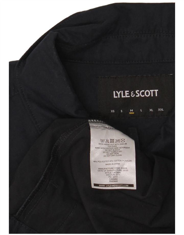 Lyle & Scott Chaqueta utilitaria para hombre UK 38 Medium Azul marino Poliéster