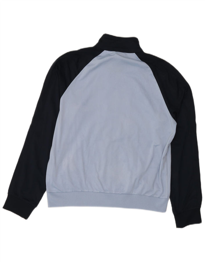 Kappa Mujer Chándal Top Chaqueta 2XL Azul Colorblock Poliéster