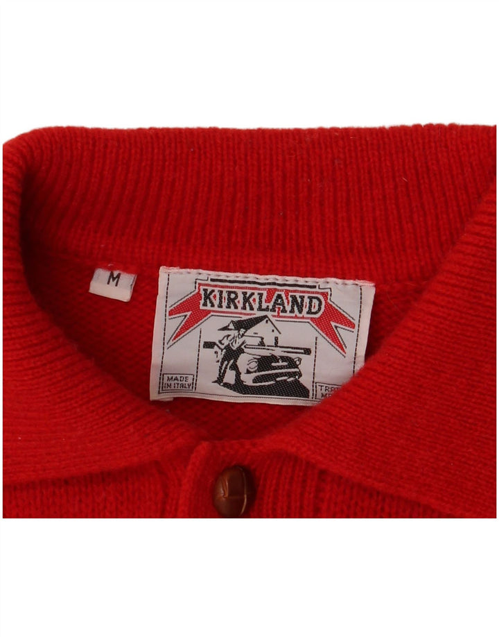 Jersey Kirkland Hombre con cuello tipo polo, color rojo medio