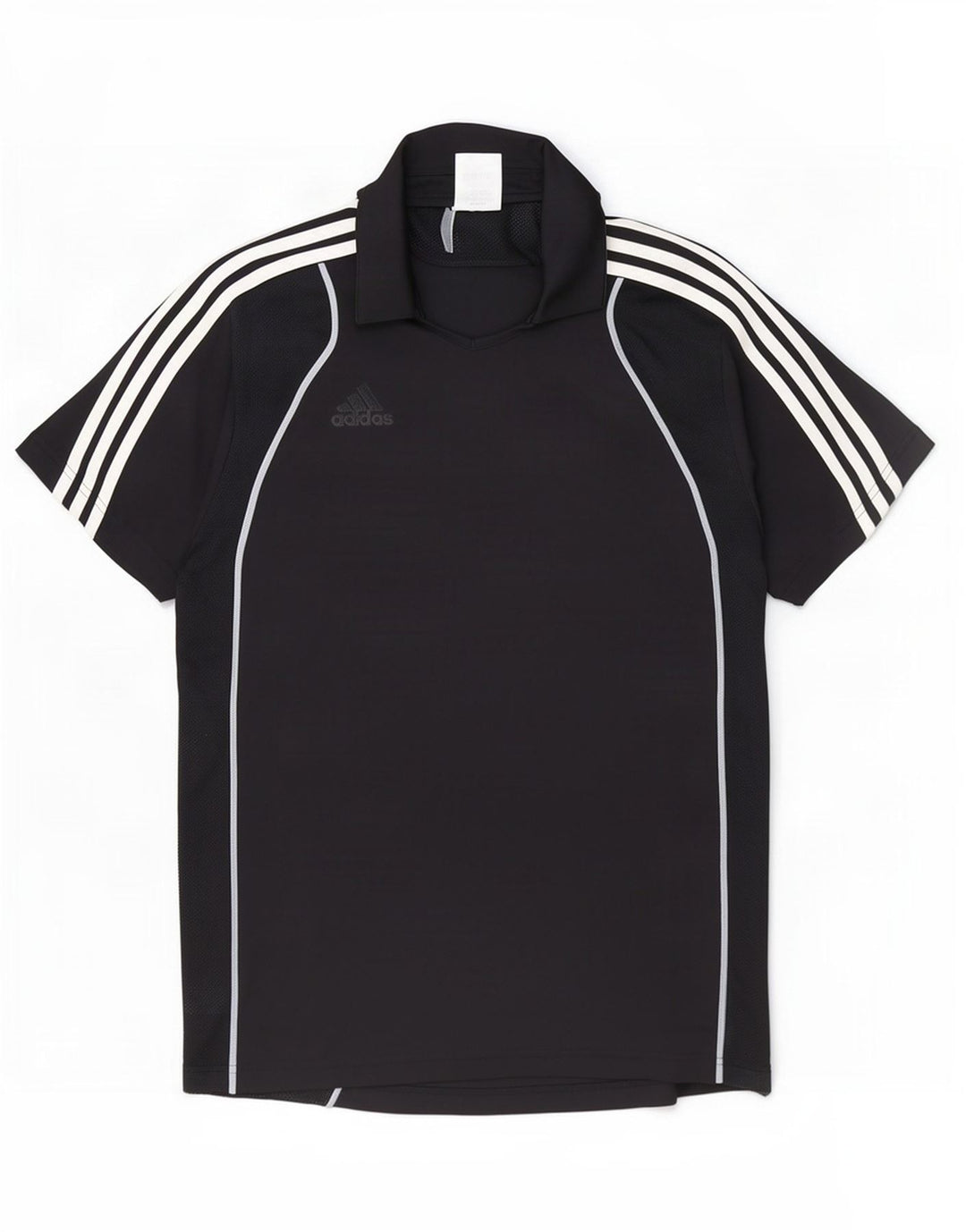 Adidas Mens Clima 365 Polo Camisa Grande Negro Poliéster