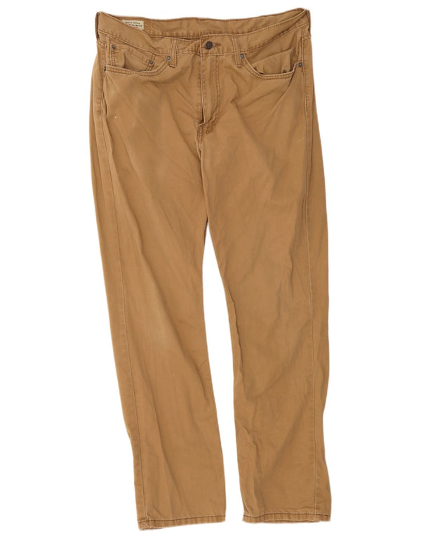 Levi's Mujer 511 Slim Fit Pantalones Casuales W36 L32 Algodón Beige