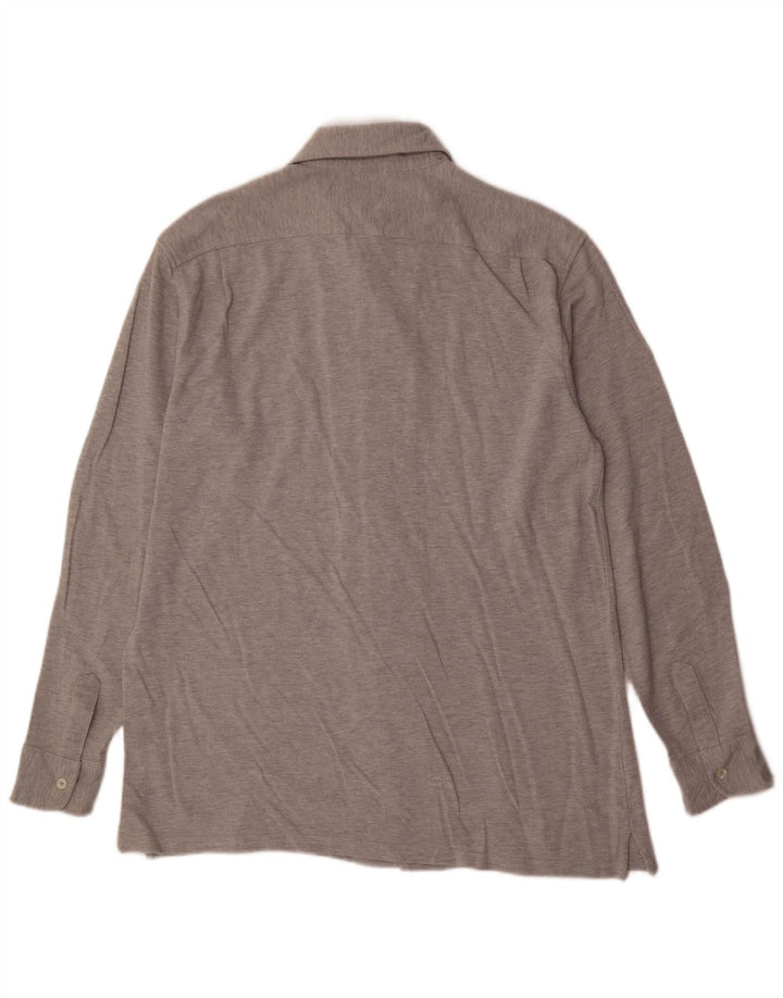 Belfe & Belfe Camisa Hombre Grande Gris Algodón